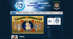 Desktop Screenshot of odeccallao.org